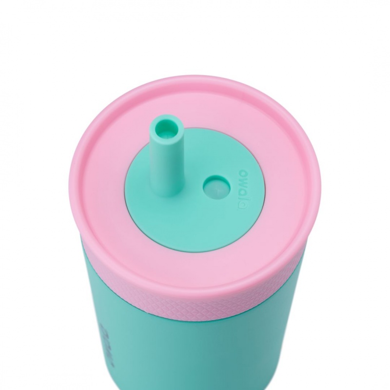 Owala 12oz Kids' Tumbler Stainless Steel Water Bottle Reel Cool Fish | Canada QPO470368