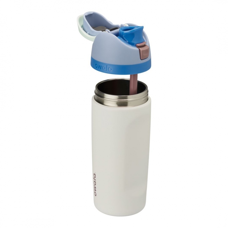 Owala 16oz Kids' FreeSip® Stainless Steel Water Bottle Snow Dragon | Canada PFX320956