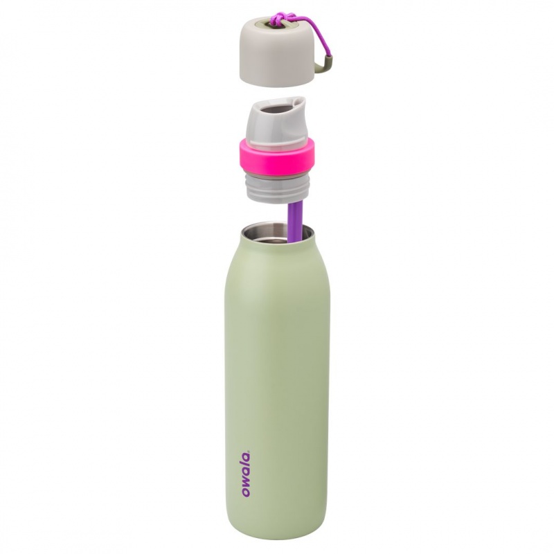 Owala 18oz FreeSip® Twist Water Bottle Neo Sage | Canada KWQ452671