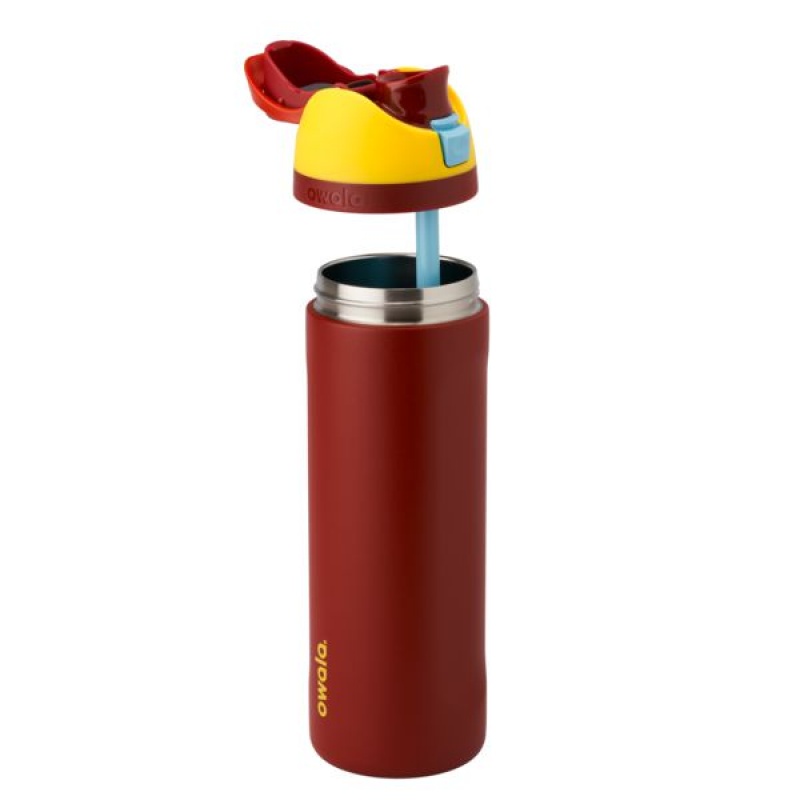 Owala 24oz FreeSip: Marvel Stainless Steel Water Bottle Iron Man | Canada HBC013248