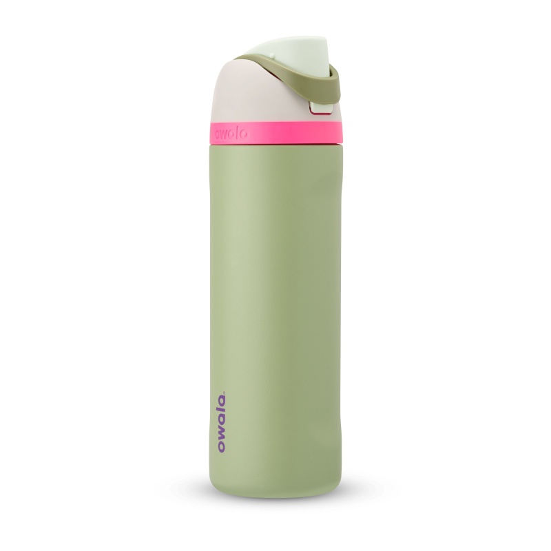 Owala 24oz FreeSip® Stainless Steel Water Bottle Neo Sage | Canada EPR697184