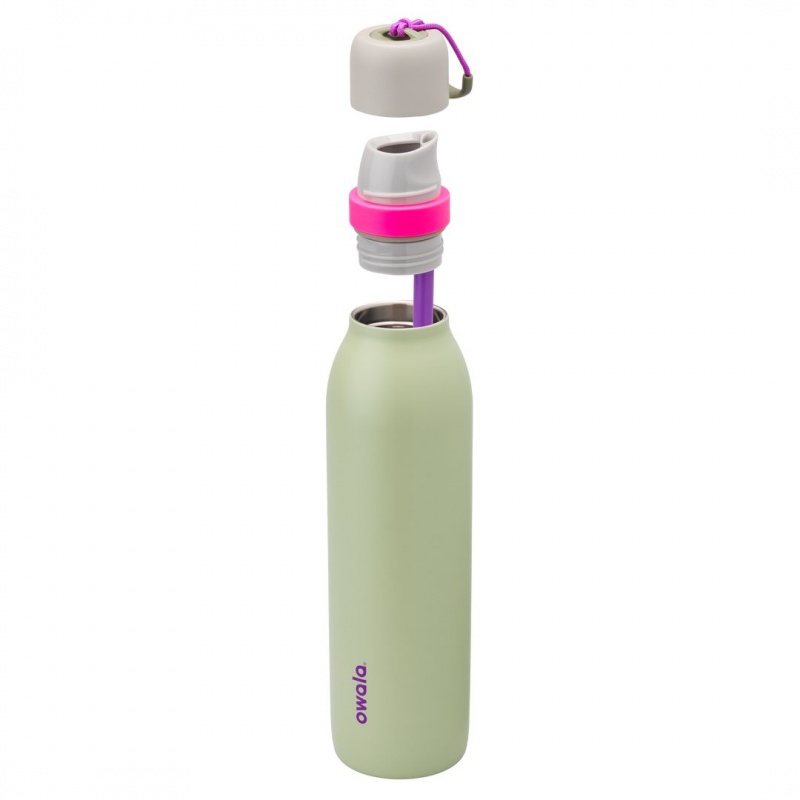 Owala 24oz FreeSip® Twist Water Bottle Neo Sage | Canada IKO308756