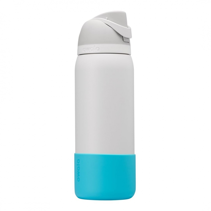 Owala 32oz Silicone Bottle Boot Bright Blue | Canada FZL508471