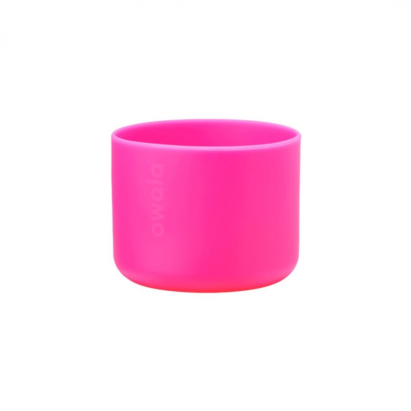 Owala 32oz Silicone Bottle Boot Bright Pink | Canada XOQ937184