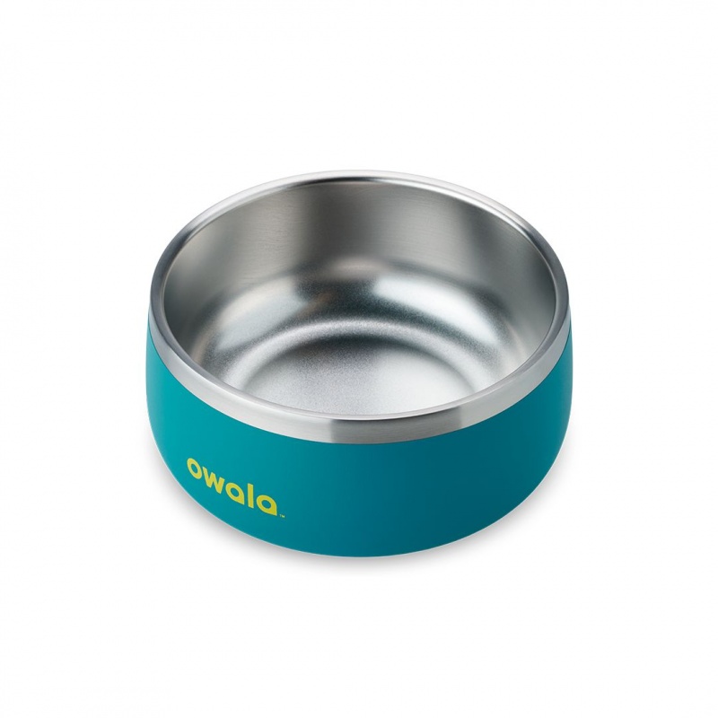 Owala 3 Cups Pet Bowl Turquoise & Caicos | Canada WLD068951