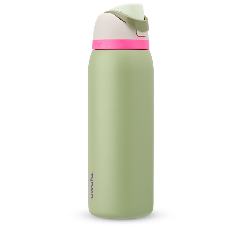 Owala 40oz FreeSip® Stainless Steel Water Bottle Neo Sage | Canada FHY203169