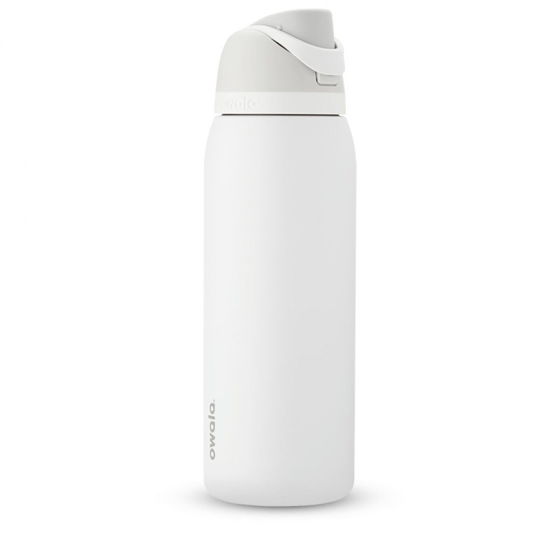 Owala 40oz FreeSip® Stainless Steel Water Bottle Shy Marshmallow | Canada CUN628547