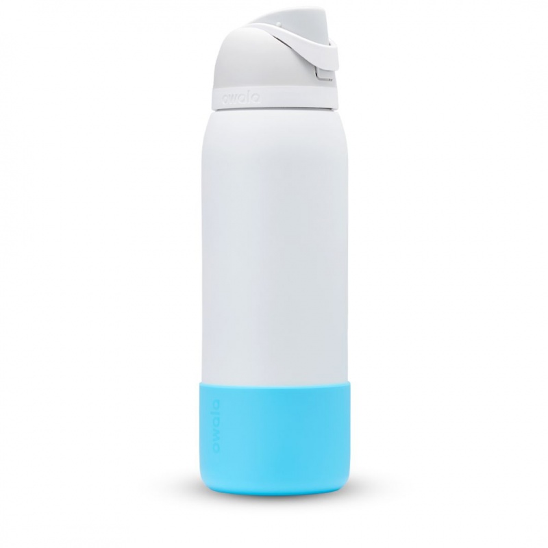 Owala 40oz Silicone Bottle Boot Bright Blue | Canada QMN471580