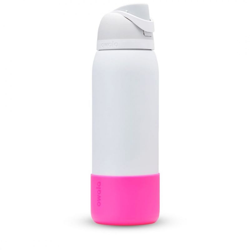 Owala 40oz Silicone Bottle Boot Bright Pink | Canada ITH850324